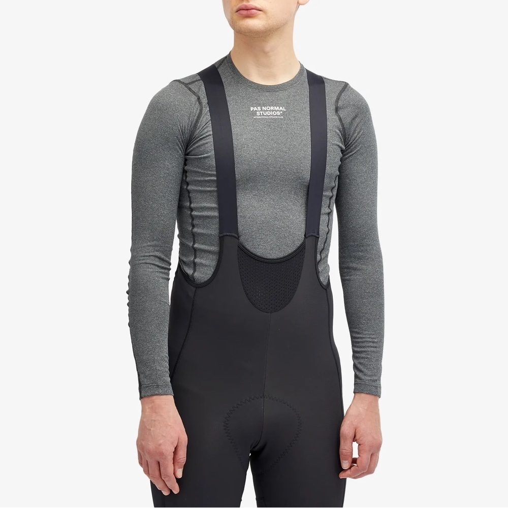 Pas Normal Studios Grey "Road to Nowhere" Long Sleeve Base Layer - Small